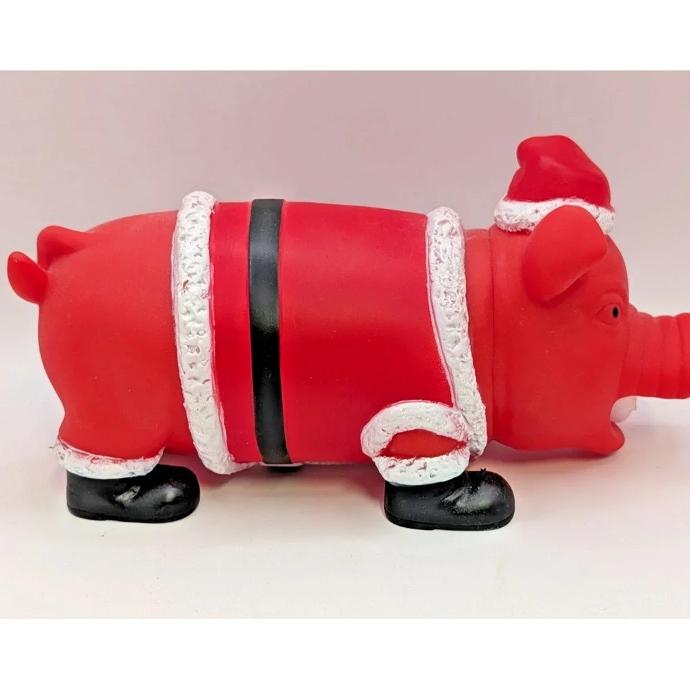 Red Santa Pig Squish Funny 8